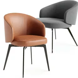 LEMA Bea and Bice Chair Low-poly  3D model