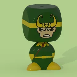 Loki Marvel Comics 3D model