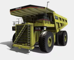 Low Poly PBR Cat 797B Low-poly  3D model