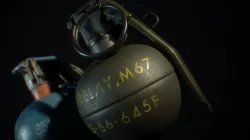 M67 Fragmentation and M69 Practice Grenades Low-poly  3D model