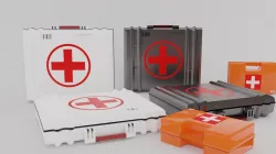 Medkit Pack Low-poly  3D model