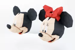 Mickey mouse and  Minnie mouse 3D model