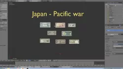 Military paper-money models of Japan Low-poly  3D model
