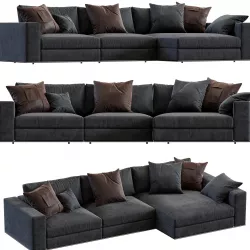 Minotti Hamilton Angle Sofa 3D model