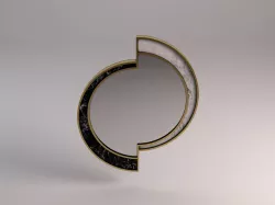 MIRROR---Half moon offset 3D model
