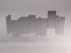 MIRROR---Offset frieze 3D model