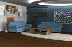 Model living room