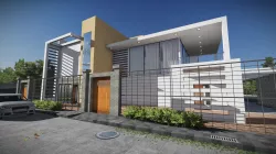 Modern House 03 3D model