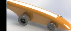 My CO2 Dragster Rail Car