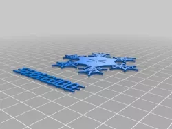My Customized Blizzard of , Mailable Snowflake Ornaments UPDATED 4x