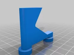 My Customized Parametric Boltless Hook for keyhole shelving units