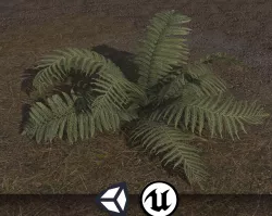 Nature Assets - Fern - Game Ready Low-poly  3D model