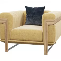 Natuzzi Dalton armchair 3D model