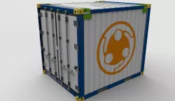 Offshore Refrigerated Container 3D model