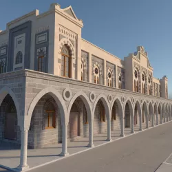Old Train Station 3D model