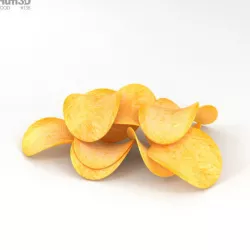 Potato Chips 3D model