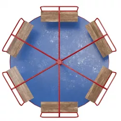 Roundabout Low-poly  3D model