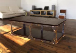 Rustic Cofe Table 3D model