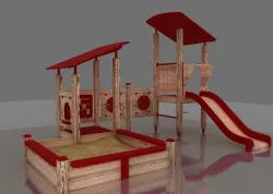 sand box 3D model