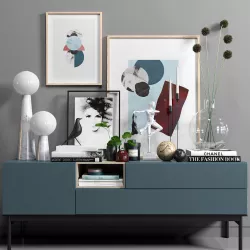 Scandinavian set 010  3D model