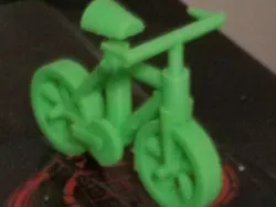 Simple push bike created (with OpenSCAD)