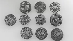 sphere custom pattern collection 3D model