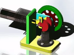  Stirling Engine 3D model