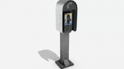 Street Assets - Phone Booth 3D model