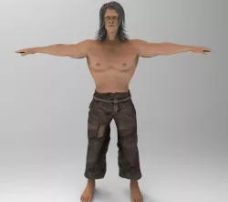 Tarzan Low-poly  3D model