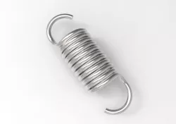 Tension spring in solid works