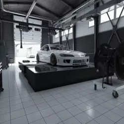 Tuning Car Service  3D model