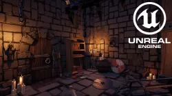 UE4 - Medieval Stylized Dungeon Pack Low-poly  3D model