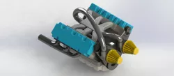 V6 Car Engine