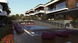 Villa and Landscape 3D Model Vray Settings and PSD File 3D model