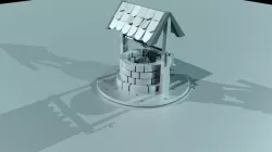 well 3D model 3D model