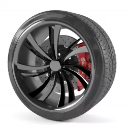 Wheel Car 3D model