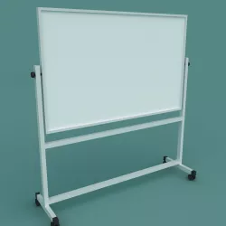Whiteboard with stand 3D model