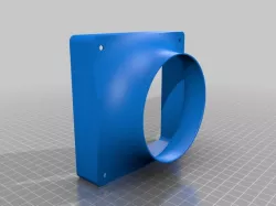 120mm Fan to 90mm Pipe Adaptor