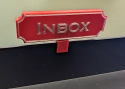 2-Color Inbox/Outbox Signs