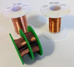 30 and 36 AWG Bare Copper Wire Spool Holder