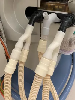 3D Printed Circuit Splitter and Flow Restriction Devices for Multiple Patient Lung Ventilation