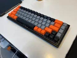 3D Printed Mechanical Keyboard (68 keys)