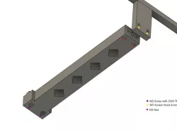 8mm Led Column 2020 Extrusion