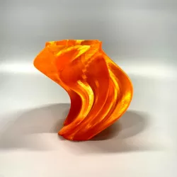 Abstract Twist Vase