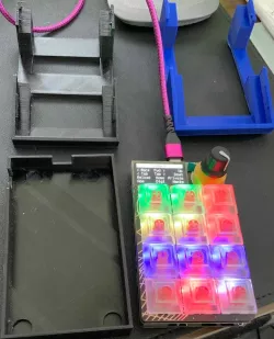 Adafruit MACROPAD RP2040 Notched Stands,Holder & Rotary Cover