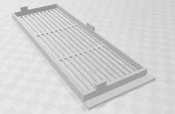 Air grille / Ventilation Grille	198.92mm x 70.57mm x 9.32mm