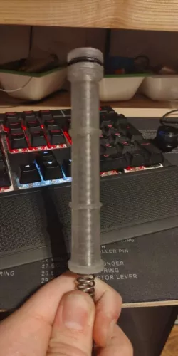 Airsoft spring rifle piston