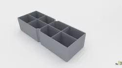 Akro-Mils Small Drawer Divider - 8 Sections