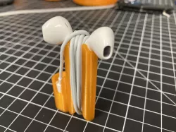 Apple earpods (lightning cable) holder - optimized for Prusa MK3/MK3S