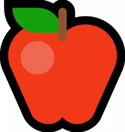 Apple Emoji Keychain